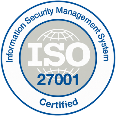 ISO/IEC 27001 certified mark
