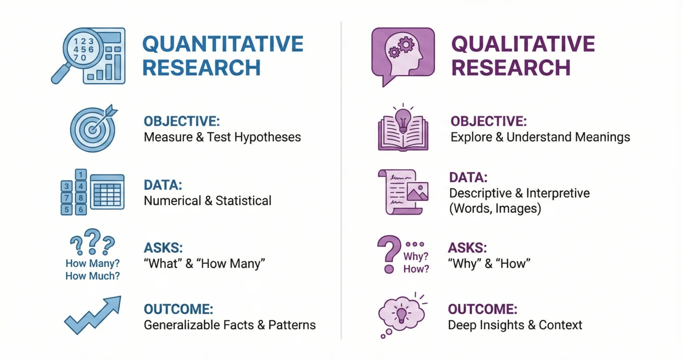 Qualitative vs. Quantitative Research